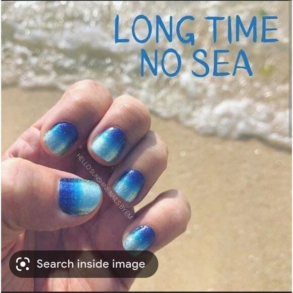 Color Street Nail Strips Long Time No Sea - Picture 5 of 9